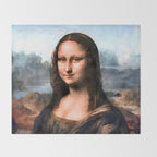 Leonardo da Vinci - The Mona Lisa Throw Blanket Gallery Image 2