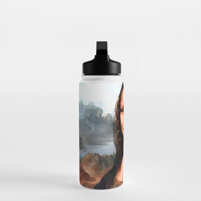 Leonardo da Vinci - The Mona Lisa Water Bottle Gallery Image 3