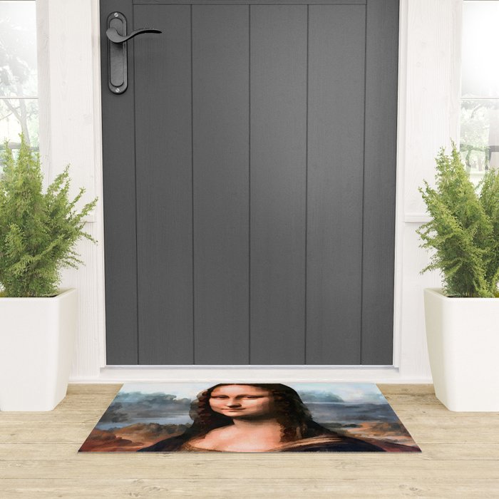 Leonardo da Vinci - The Mona Lisa Welcome Mat Gallery Image 3