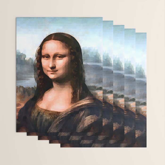 Leonardo da Vinci - The Mona Lisa Wrapping Paper Gallery Image 3