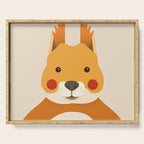Red Squirrel Animal Portrait Serving Tray Gallery Image 1