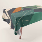 Abstract Art Tropical Leaves 41 Tablecloth Gallery Image 1