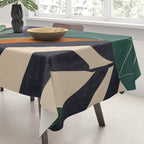 Abstract Art Tropical Leaves 41 Tablecloth Gallery Image 3