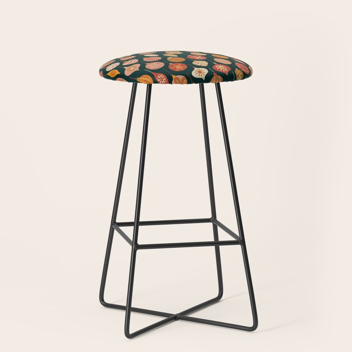 Christmas Baubles Vintage Stool Gallery Image 1