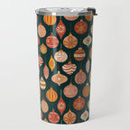 Christmas Baubles Vintage Travel Mug Gallery Image 2