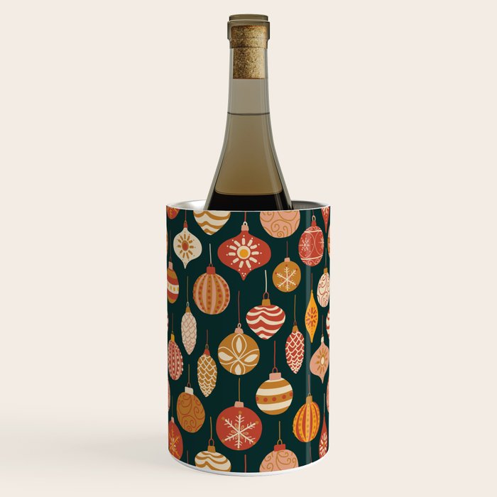 Christmas Baubles Vintage Wine Chiller Gallery Image 1