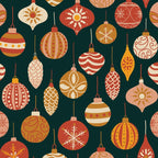 Christmas Baubles Vintage Coffee Mug Gallery Image 2