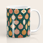 Christmas Baubles Vintage Coffee Mug Gallery Image 1