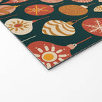 Christmas Baubles Vintage Welcome Mat Gallery Image 2