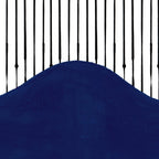 Lines and Wave (Blue) Coffee Mug Gallery Image 2