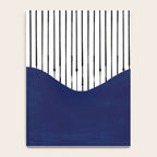 Lines and Wave (Blue) Notebook Gallery Image 4