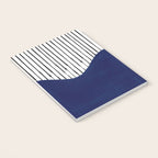 Lines and Wave (Blue) Notebook Gallery Image 3