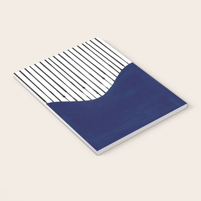 Lines and Wave (Blue) Notebook Gallery Image 3