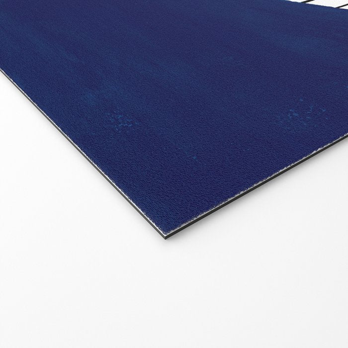 Lines and Wave (Blue) Welcome Mat Gallery Image 2
