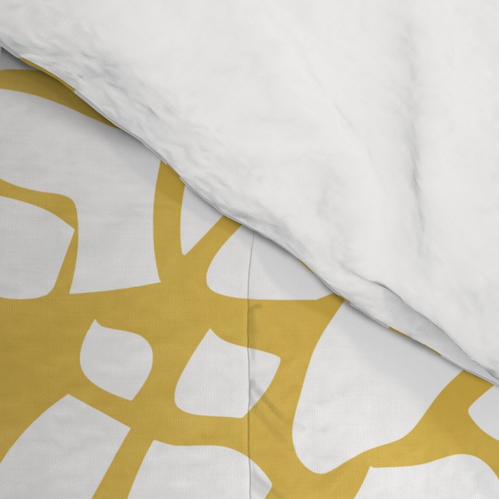 Tropical, Pineapples, Navy Blue ad White Comforter Gallery Image 4