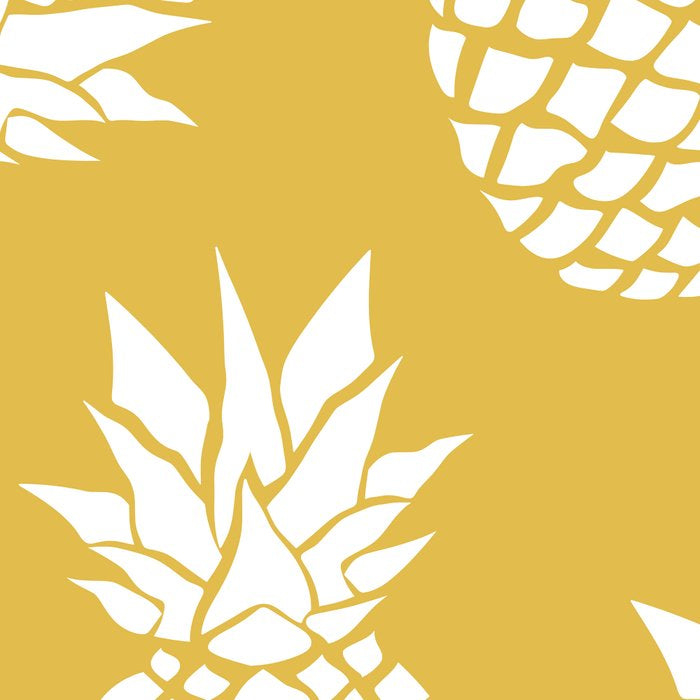 Tropical, Pineapples, Navy Blue ad White Coffee Mug Gallery Image 2