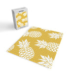 Tropical, Pineapples, Navy Blue ad White Jigsaw Puzzle Gallery Image 2