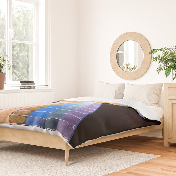 Hilma af Klint "Altarpiece No. 1" Duvet Cover Gallery Image 2