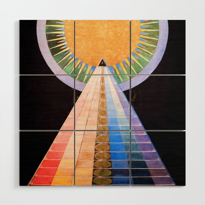 Hilma af Klint "Altarpiece No. 1" Wood Wall Art Gallery Image 1