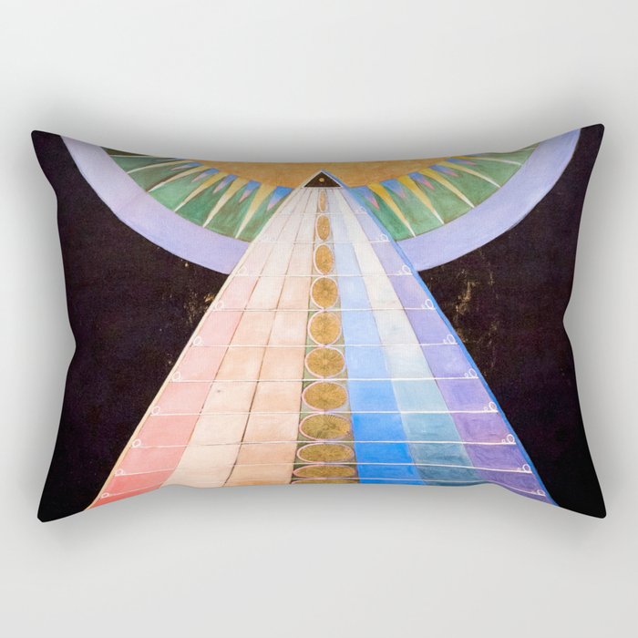 Hilma af Klint "Altarpiece No. 1" Rectangular Pillow Gallery Image 2