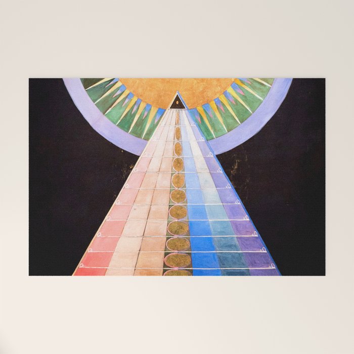 Hilma af Klint "Altarpiece No. 1" Welcome Mat Gallery Image 1