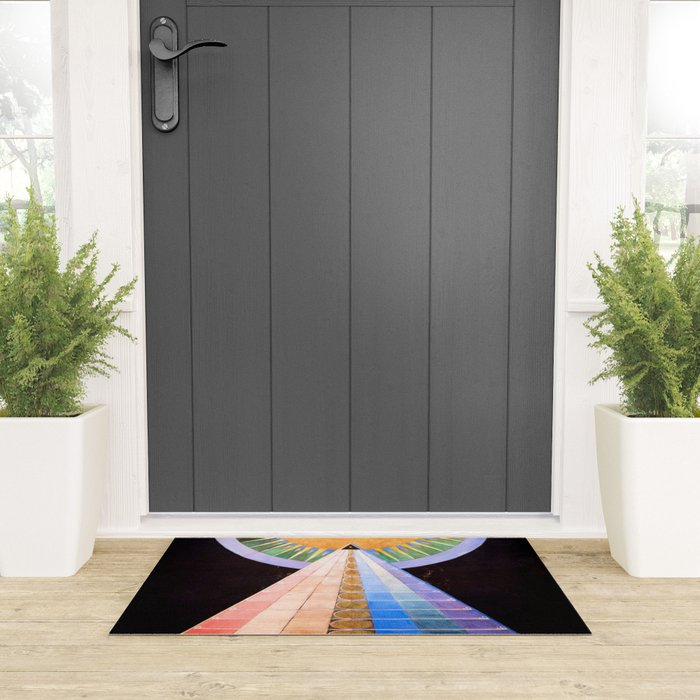 Hilma af Klint "Altarpiece No. 1" Welcome Mat Gallery Image 3