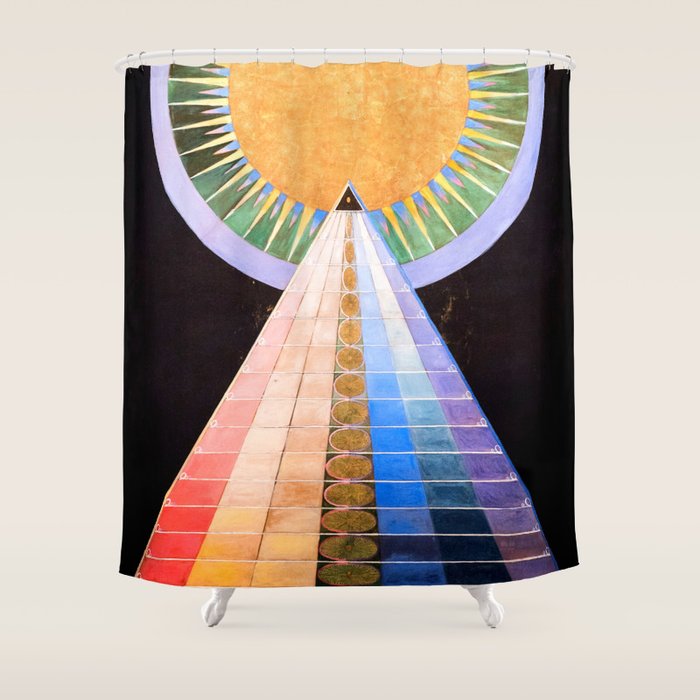 Hilma af Klint "Altarpiece No. 1" Shower Curtain Gallery Image 1