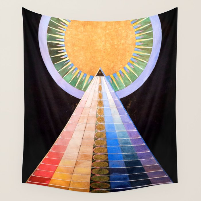 Hilma af Klint "Altarpiece No. 1" Wall Tapestry Gallery Image 4
