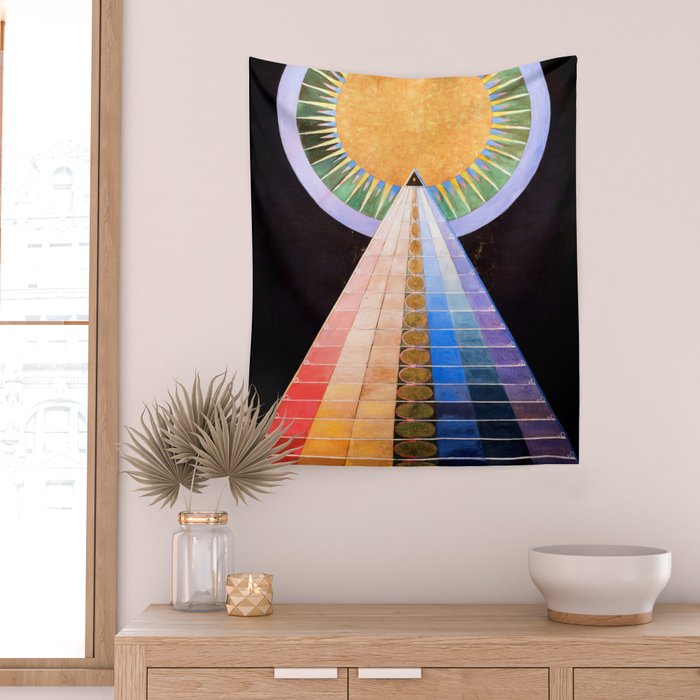 Hilma af Klint "Altarpiece No. 1" Wall Tapestry Gallery Image 2