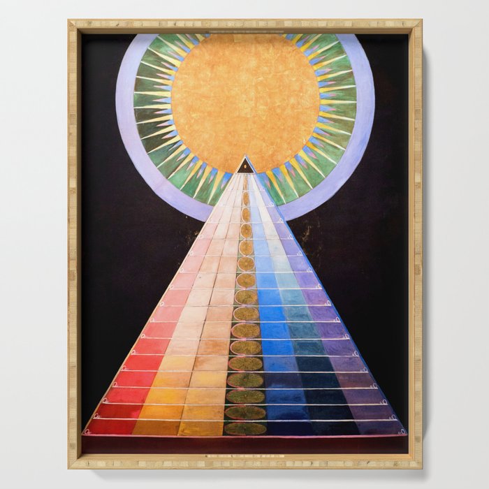 Hilma af Klint "Altarpiece No. 1" Serving Tray Gallery Image 1
