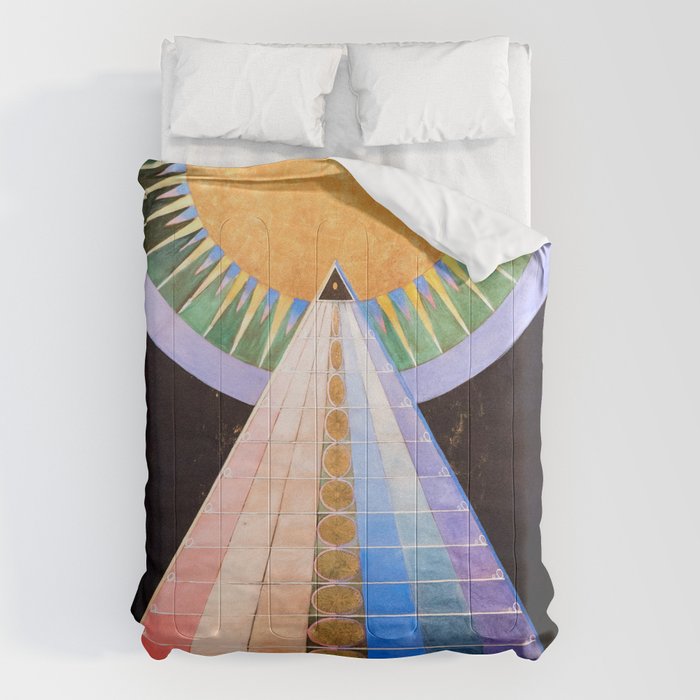 Hilma af Klint "Altarpiece No. 1" Comforter Gallery Image 6