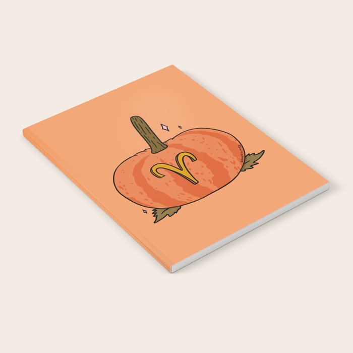 Aries Pumpkin Notebook Gallery Image 1