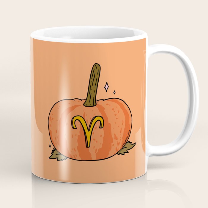 Aries Pumpkin Coffee Mug Gallery Image 1
