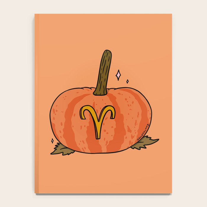 Aries Pumpkin Notebook Gallery Image 4