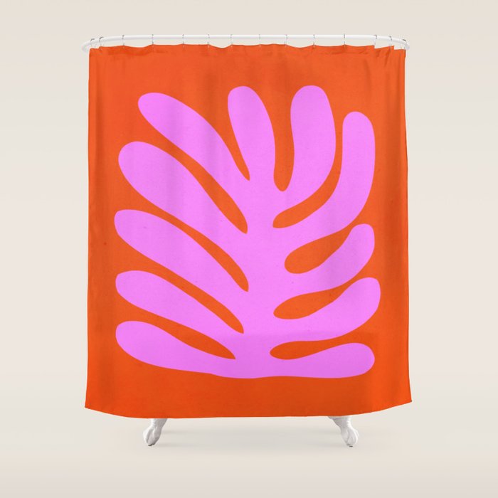 Flamingo & Orioles: Matisse Paper Cutouts 10 Shower Curtain Gallery Image 1