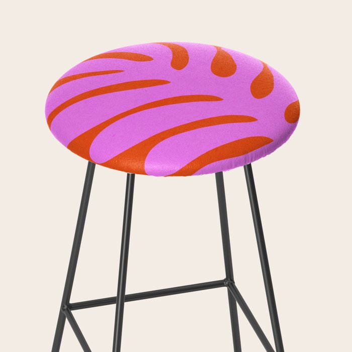 Flamingo & Orioles: Matisse Paper Cutouts 10 Stool Gallery Image 2