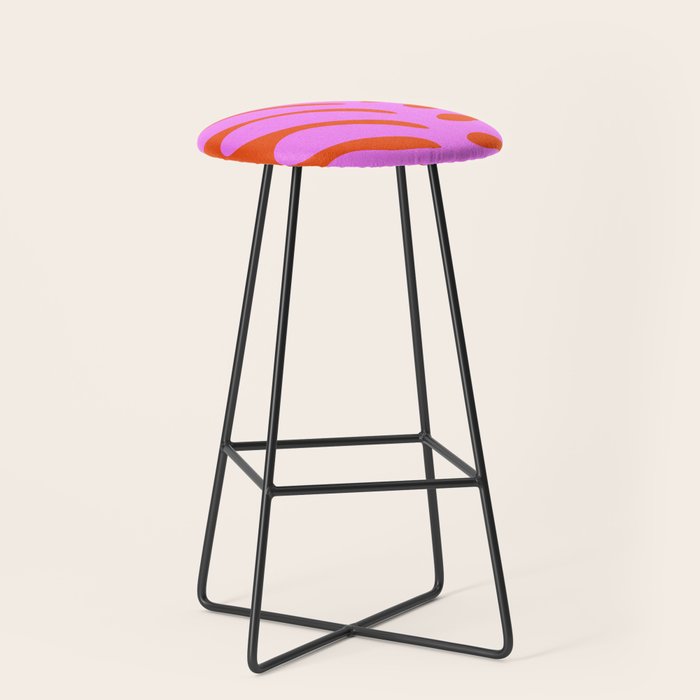 Flamingo & Orioles: Matisse Paper Cutouts 10 Stool Gallery Image 1