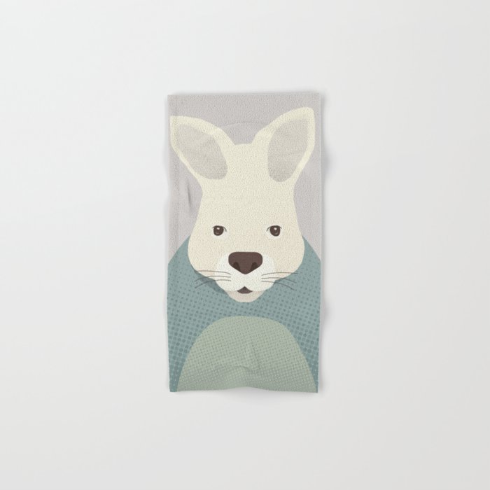 Whimsy Kangaroo, Animal Portrait Bath Towel Gallery Image 1
