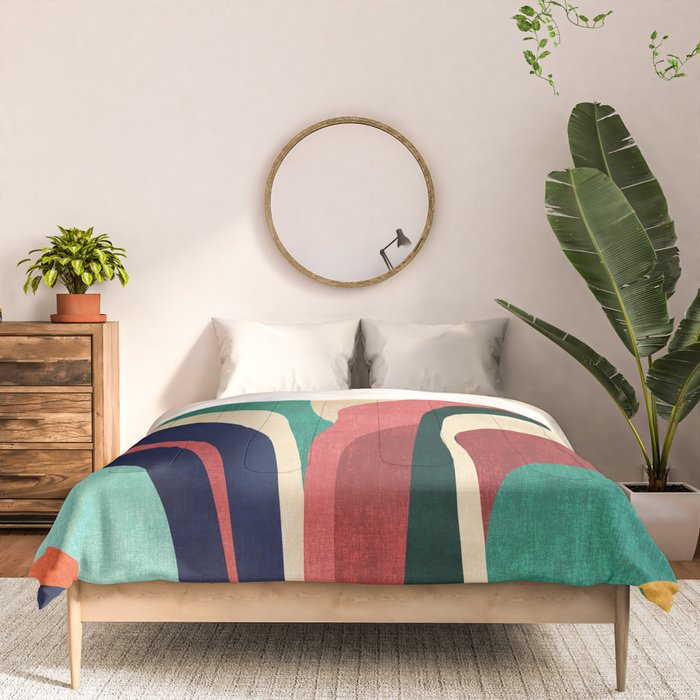 Impossible contour map Comforter Gallery Image 3