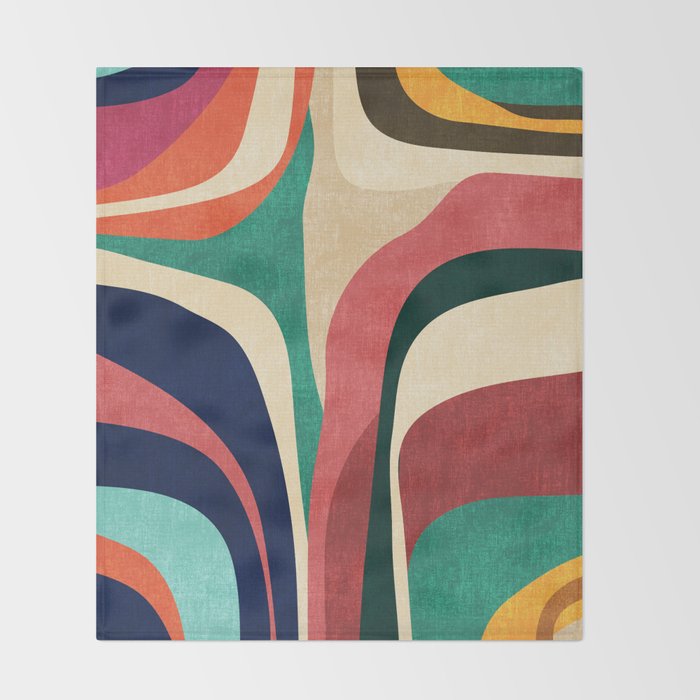 Impossible contour map Throw Blanket Gallery Image 2