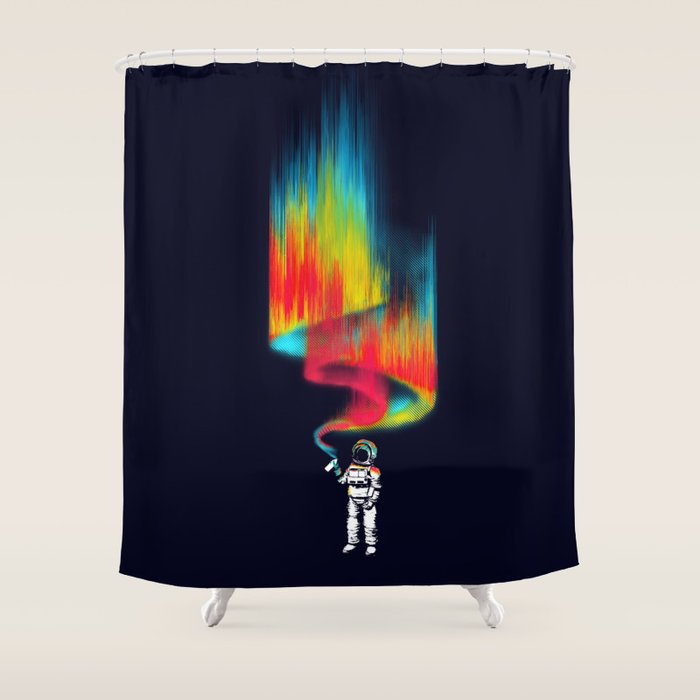 Space vandal Shower Curtain Gallery Image 1