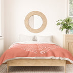 Love birds sitting on a tree Duvet Cover Gallery Image 3