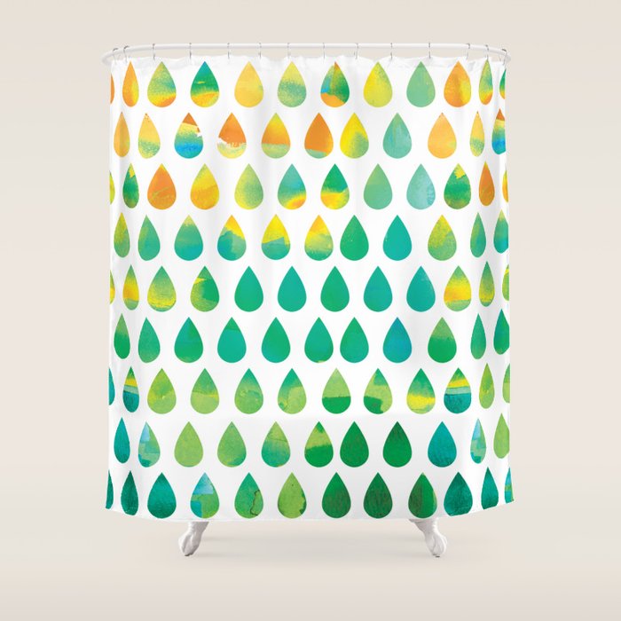 Monsoon Rain Shower Curtain Gallery Image 1