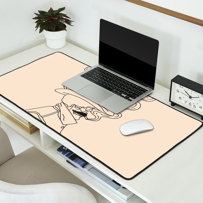 Love or Die Tryinâ - Cowhand Black & Cream Desk Mat Gallery Image 2