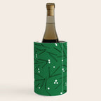 Green leaves pattern Wine Chiller Gallery Image 1