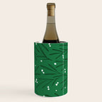 Green leaves pattern Wine Chiller Gallery Image 2