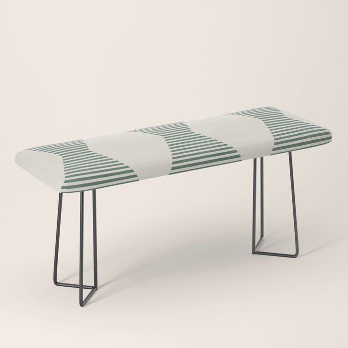 Southwestern Boho - Sage Green Bench Gallery Image 1