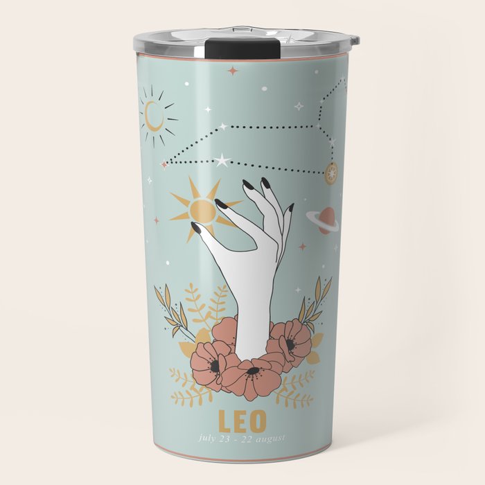 Leo Zodiac Series Travel Mug Gallery Image 1