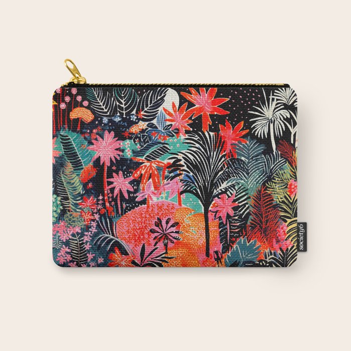 Tropical Forest Celebration Carry All Pouch Gallery Image 1