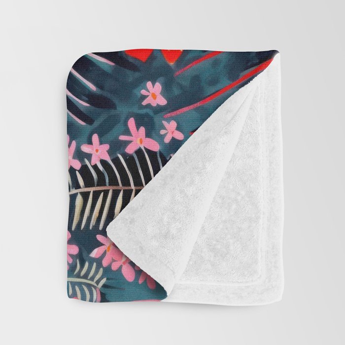 Tropical Forest Celebration Throw Blanket Gallery Image 3